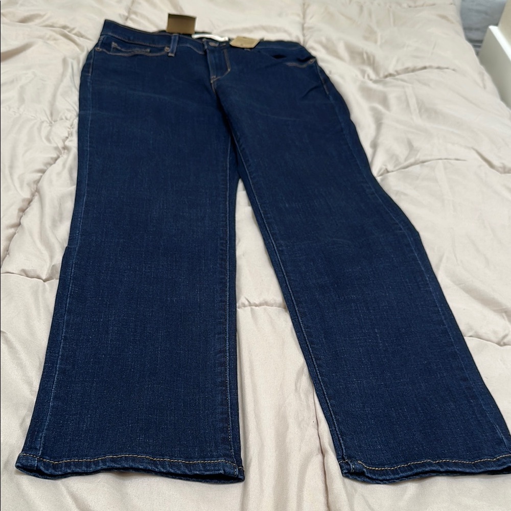 Levi's Blue Straight Leg Jeans Classic Style